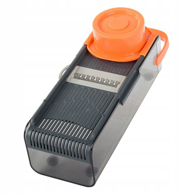 Multifunkčný krájač na zeleninu so 4 nástavcami a škrabkou