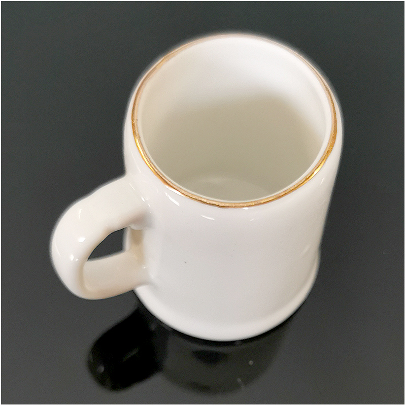 Reutter Porzelan - Porcelánový krígel so zlatým lemovaním 5cm 