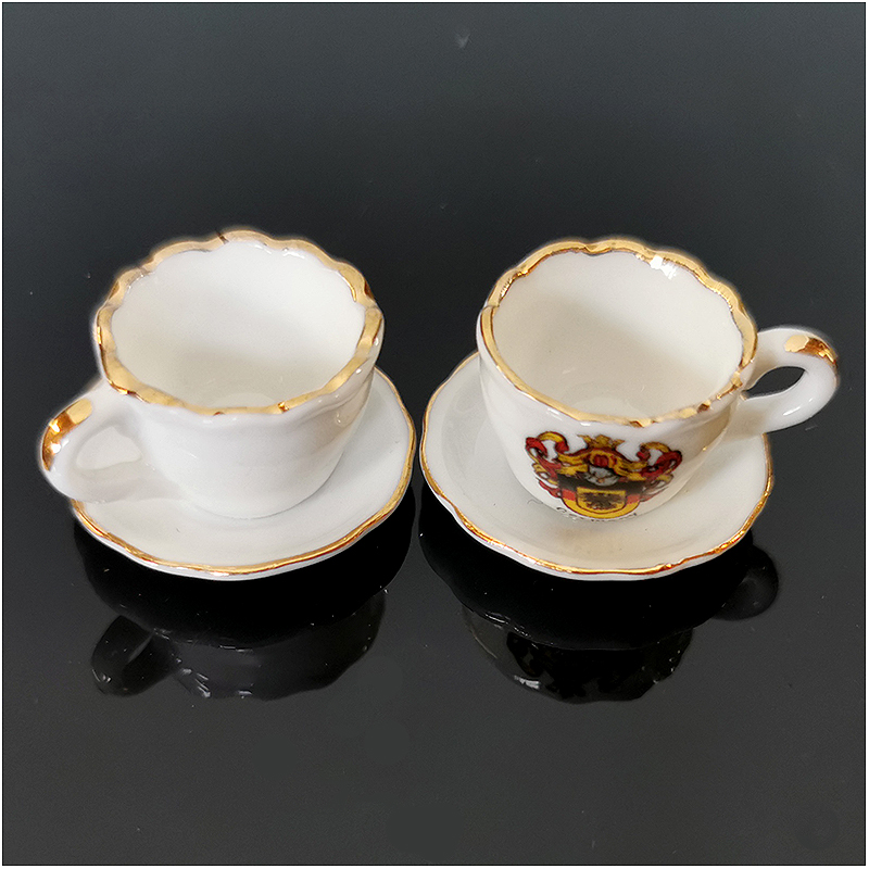 Reutter Porzelan - Miniatúra Porcelánový šálka GERMANY 2,5x1,5cm