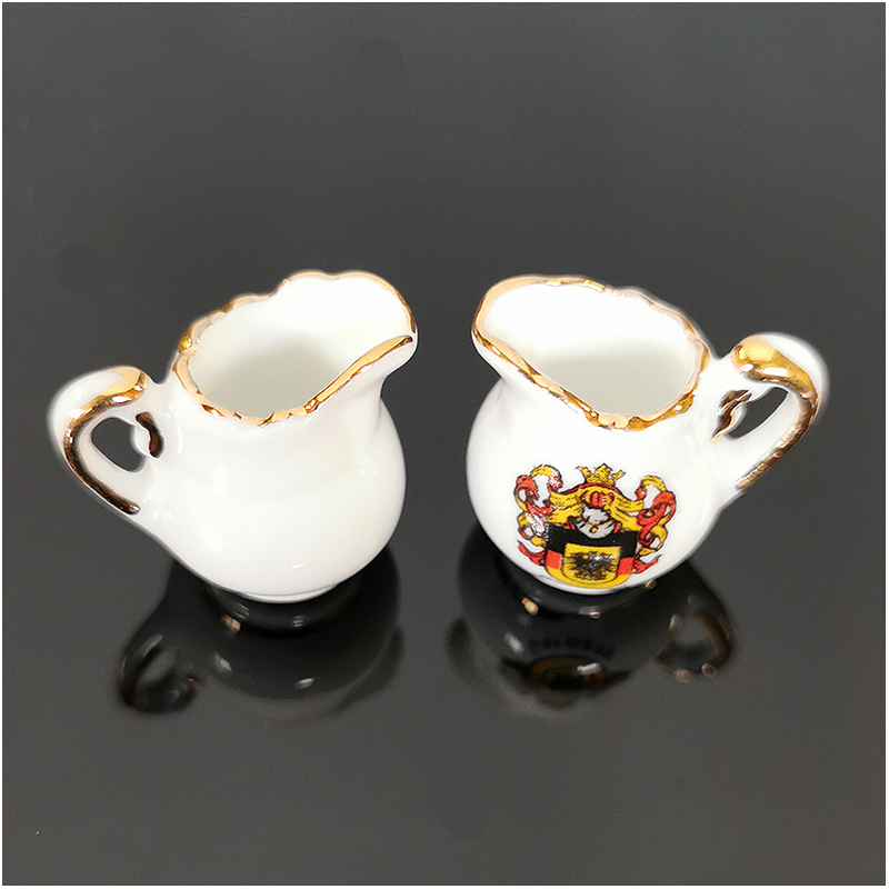Reutter Porzelan - Miniatúra Porcelánový mliečnik GERMANY 2x2cm