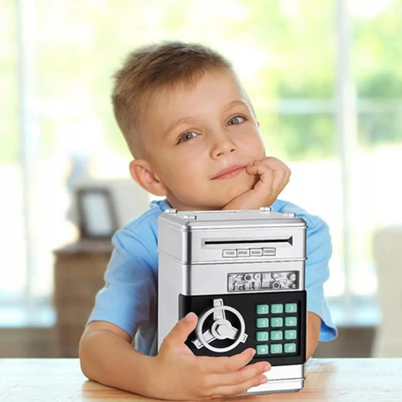 Pokladnička - Bankomat strieborný