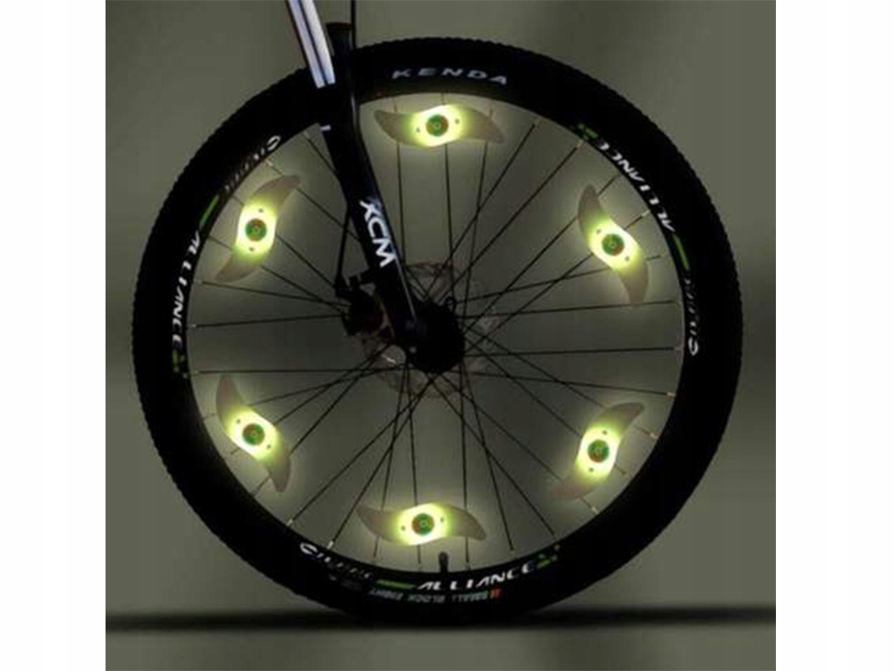 Svetlo na špice bicykla LED RGB
