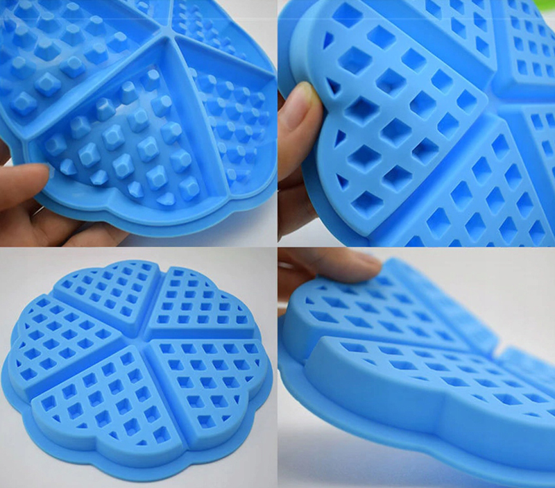 Silikónová forma na wafle srdce