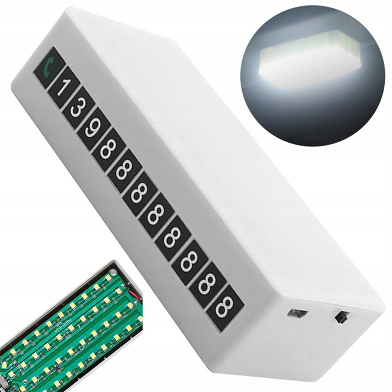 LED tabuľa do auta s číslicami