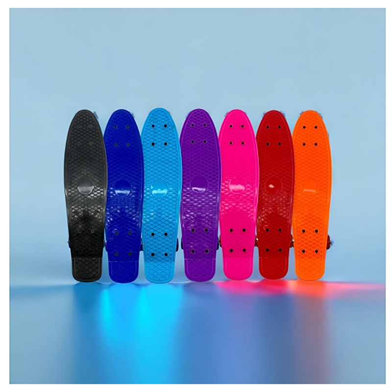 Skateboard farebný neón 