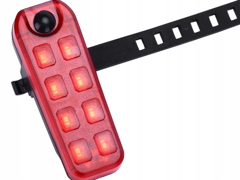 Zadné svetlo na bicykel LED USB BL-W08A