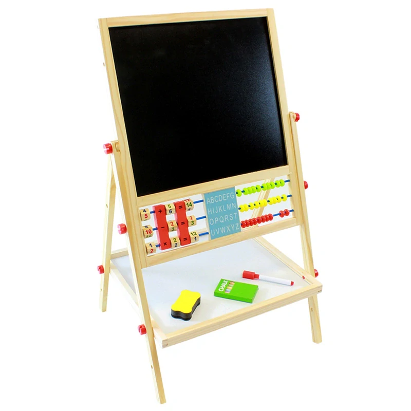 Detská magnetická tabuľa 6v1 s príslušenstvom