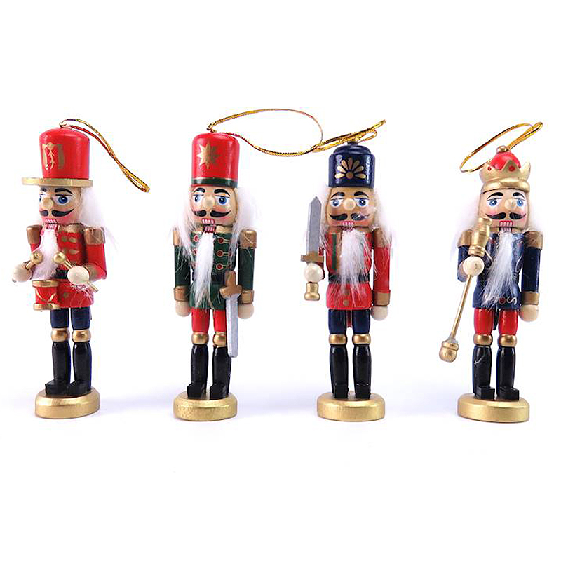 Luskáčik 12,5 cm - Vianočná drevená figúrka 