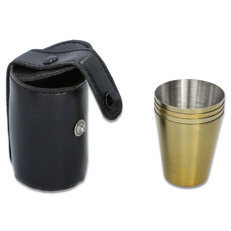 Poháriky turistické zlaté 30ml