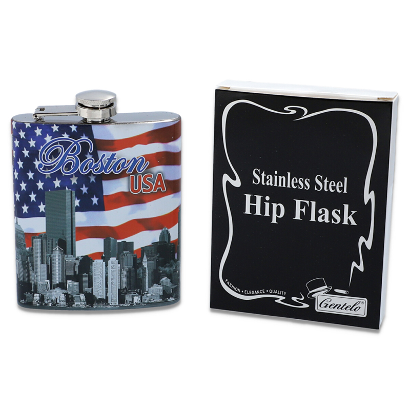 Ploskačka nerezová New York 210ml