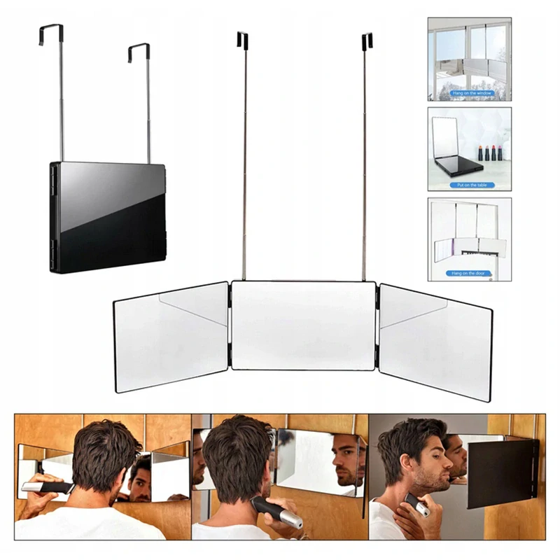 Kozmetické zrkadlo závesné 3-dielne