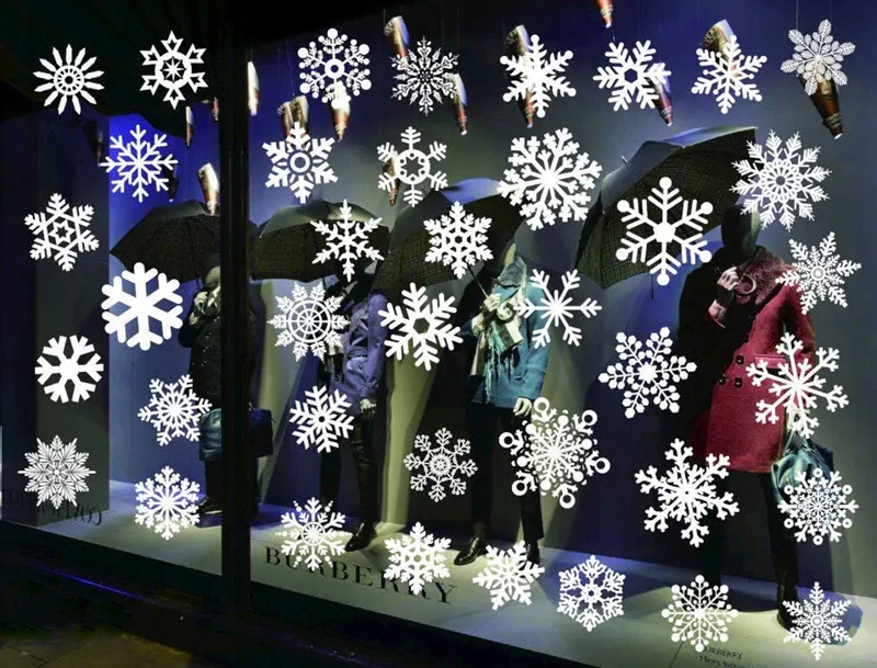 Vianočné nálepky na okno 50x35cm