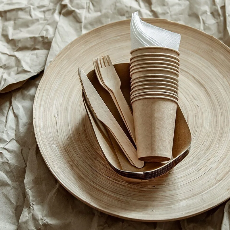 Jednorazové drevené nože 100ks