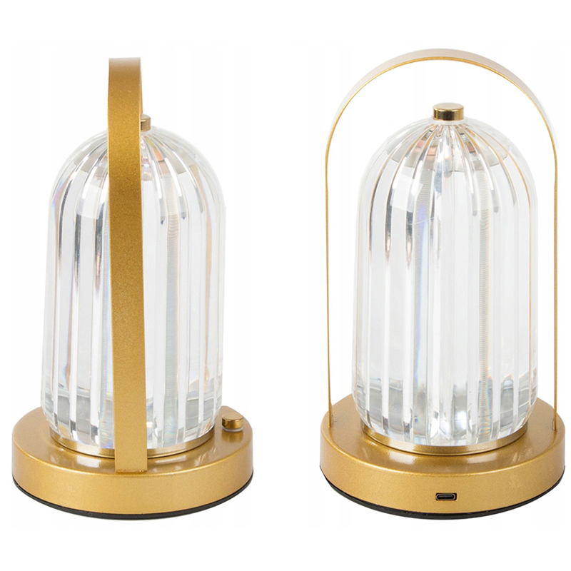 Stolná lampa T4 dotyková 21cm USB