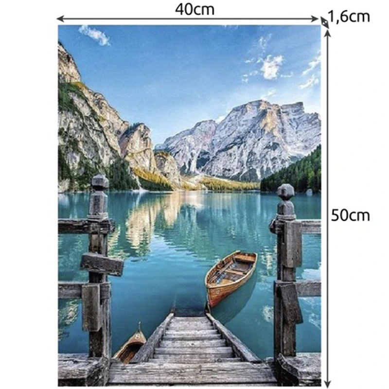 Maľovanie podľa čísel 40 x 50 cm Jazero