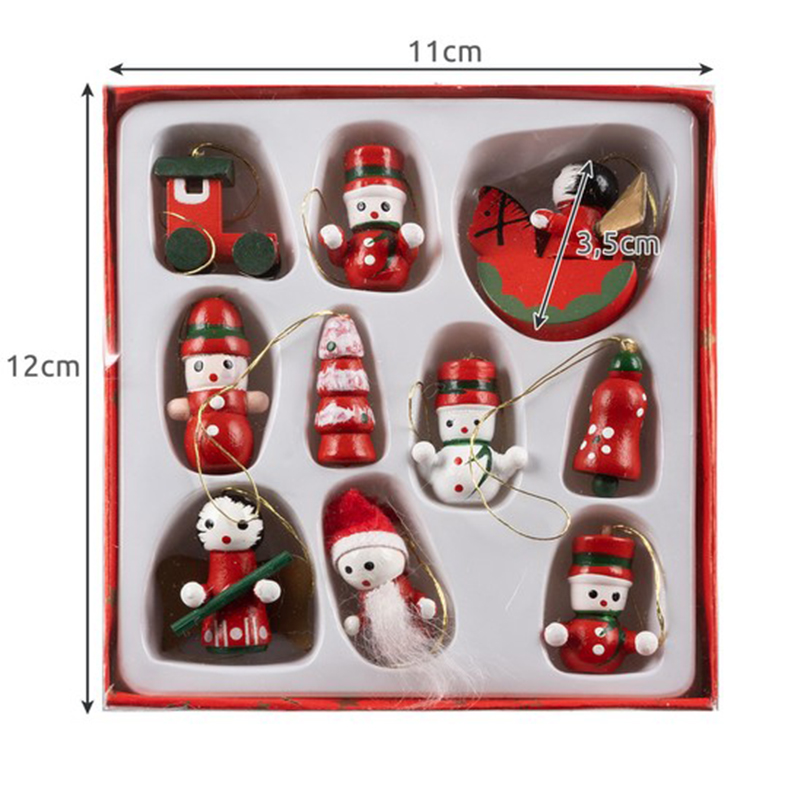 Vianočné ozdoby na stromček 10ks