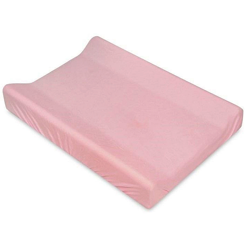 Lulanda - Plachta na prebaľovací pult 2ks biela + ružová - 75x65cm + 95x85cm