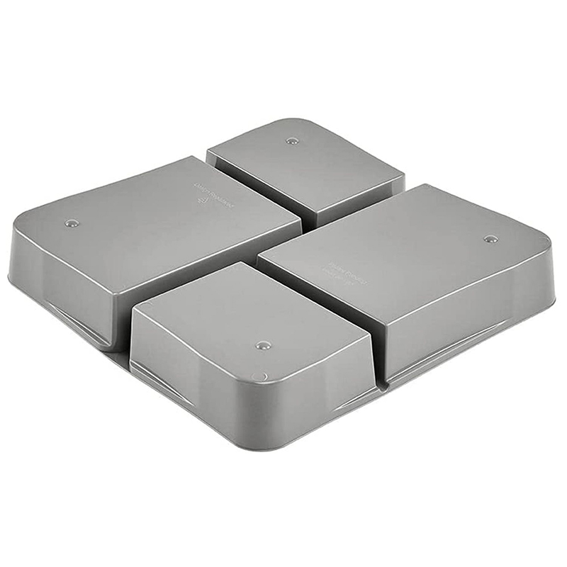Organizér do zásuvky sivý 25 × 25 × 4 cm