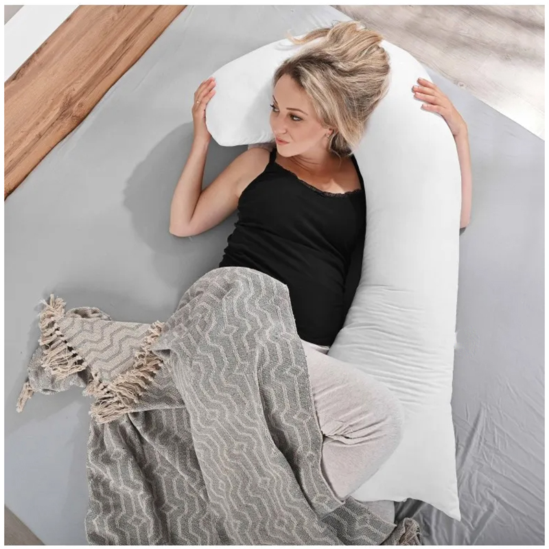 LULANDO - Tehotenský Vankúš v tvare čísla "7" pre deti a budúce mamičky 150 x 80 cm