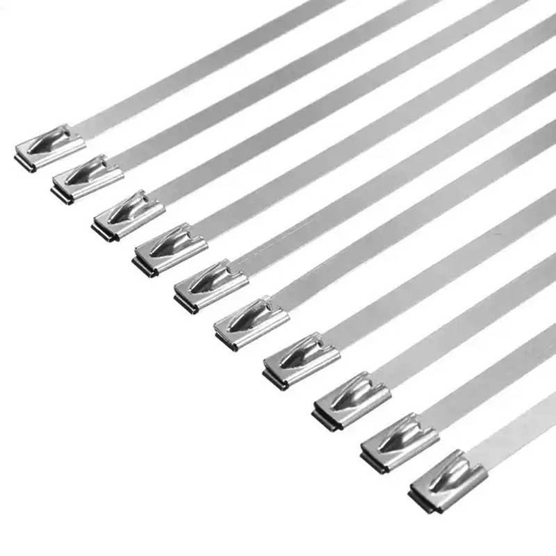 Sťahovacie pásky kovové 200x4,6mm 100ks