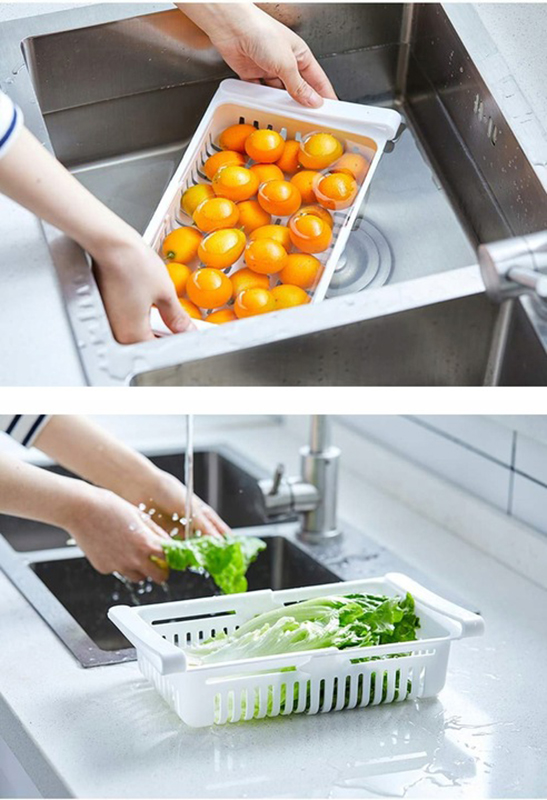 Zásuvka do chladničky nastaviteľná biela