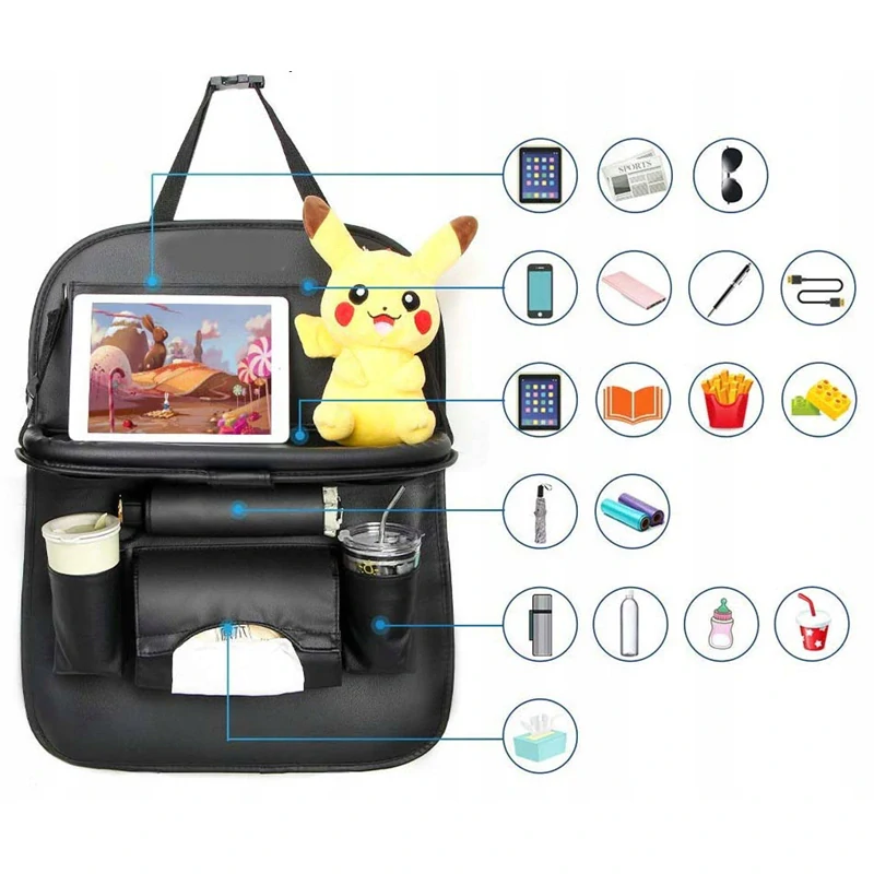 Organizér na sedadlo do auta z ekokože 60x43cm