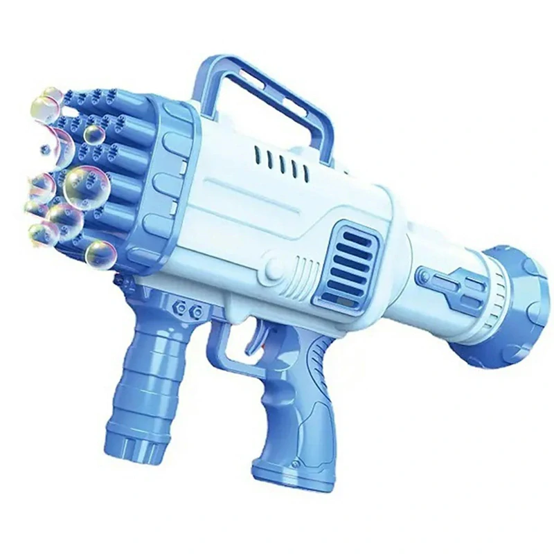 Pištoľ na tvorenie mydlových bublín s náplňou