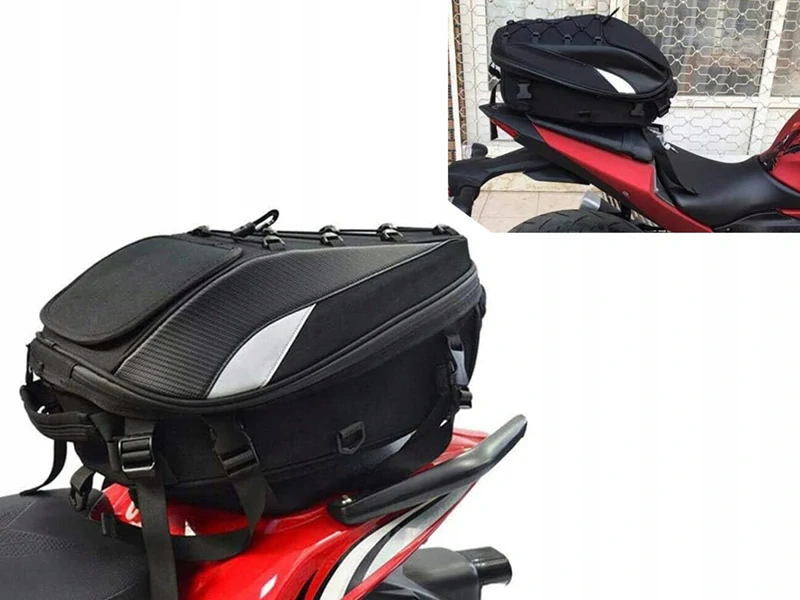 Motocyklová taška na sedadlo a batoh 2v1 39L