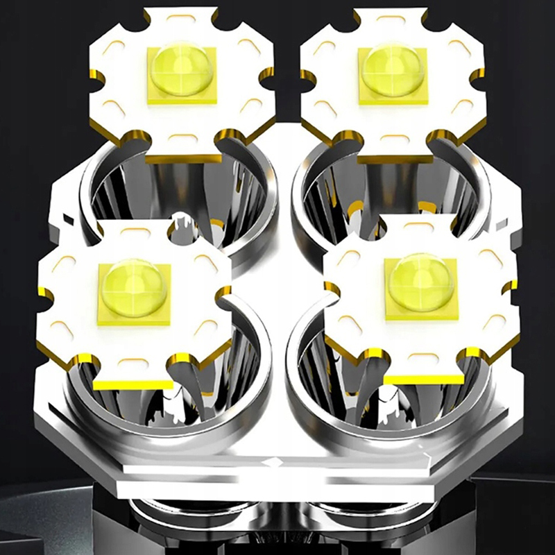 Baterka 5LED COB 2v1 nabíjateľná