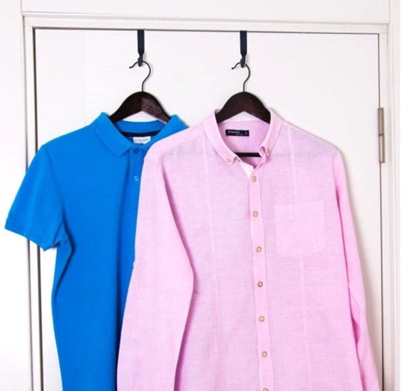 Vešiaky plastové na dvere 5ks