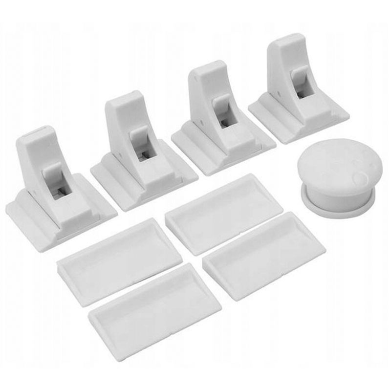 Detské poistky na nábytok magnetické 4ks s kľúčom