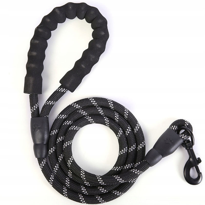 Vodítko pre psa 3m reflexné čierne