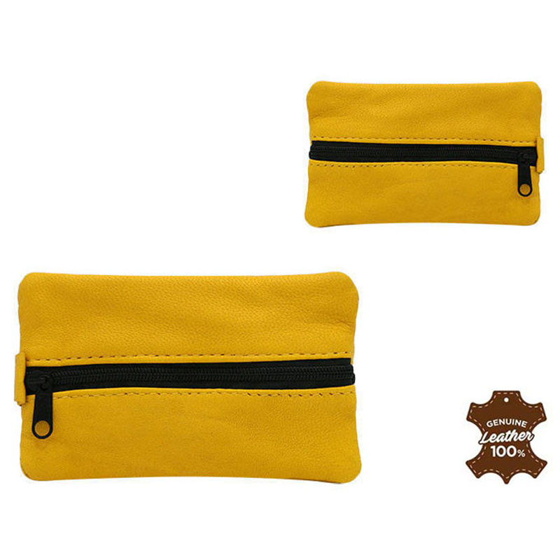 Kožená kľúčenka KC-02-LN-7781 yellow