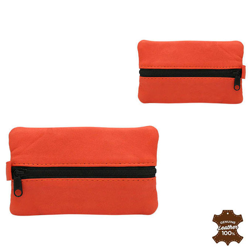 Kožená kľúčenka KC-02-LN-7774 orange