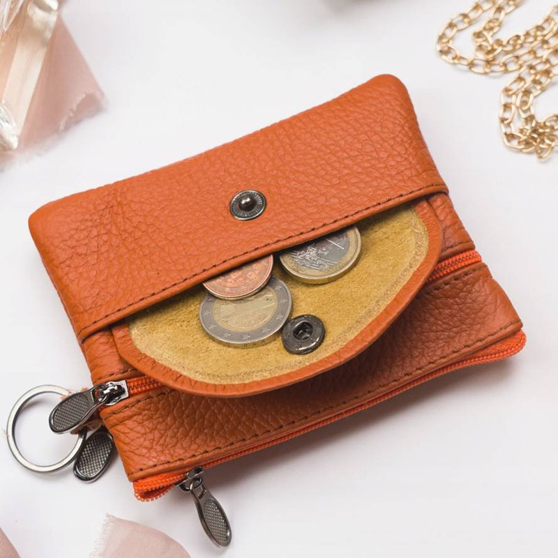 Kožená kľúčenka N159-7272 tan