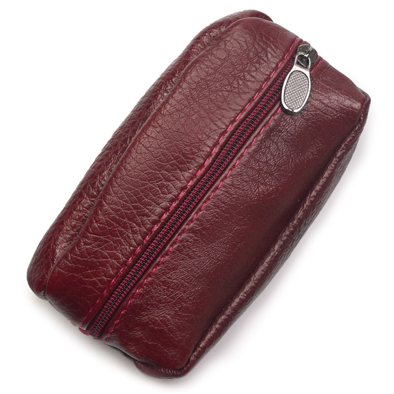 Kožená kľúčenka N119-7203 bordová