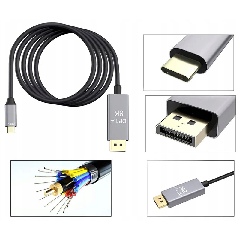 Kábel Display Port - USB typu C 1,8m