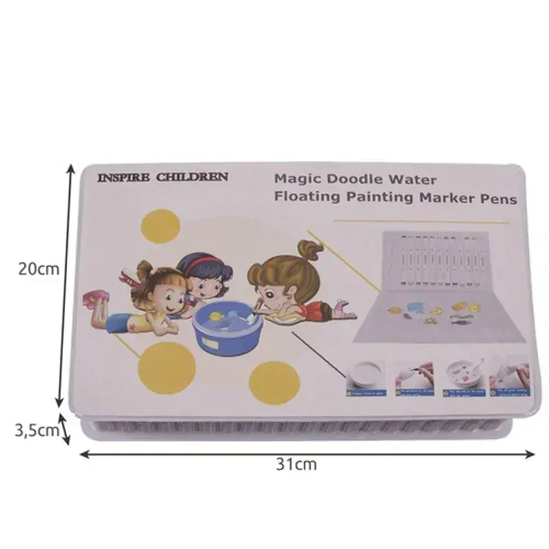 Fixky na maľovanie na vode 12ks