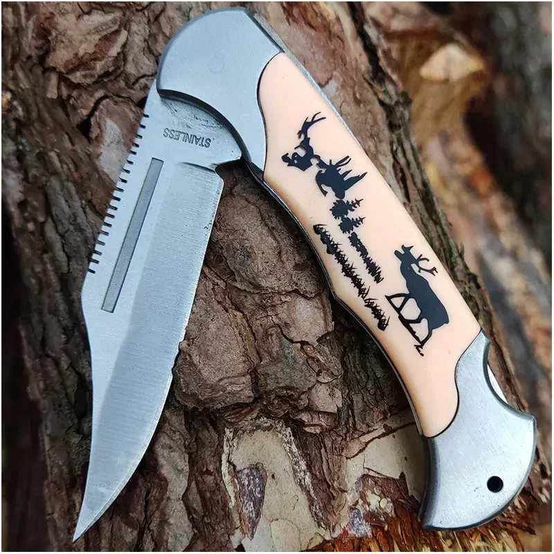 Vreckový poľovnícky nôž skladací 19/8cm