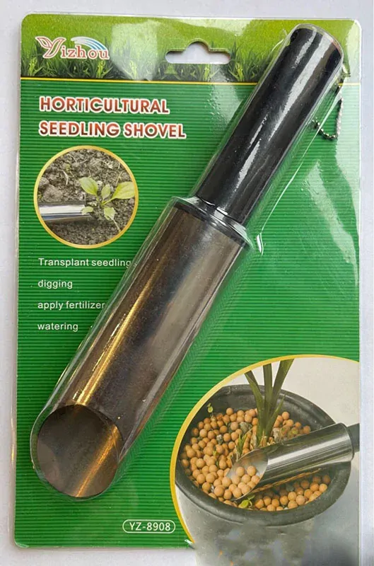 Záhradná lopatka na siatie, hnojenie a starostlivosť o sadenice