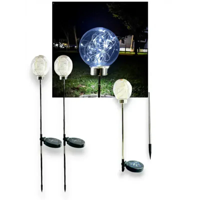 Záhradné solárne lampy 2ks
