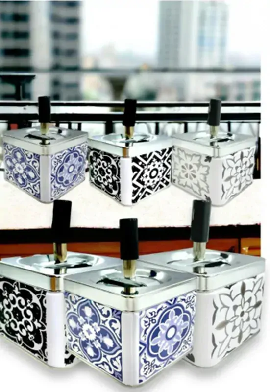 Popolník kovový 9cm