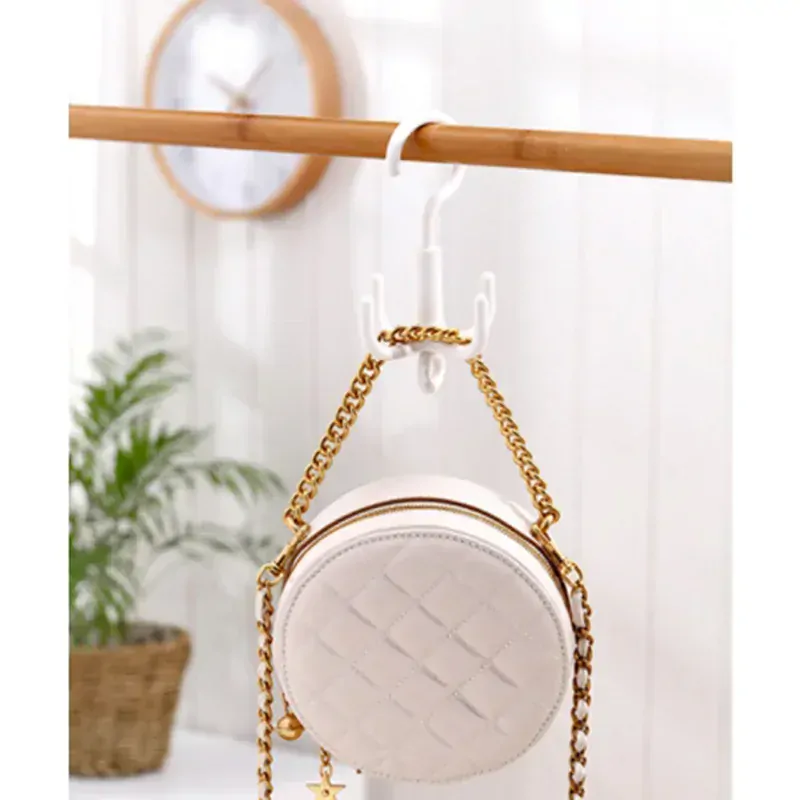 Otočný vešiak do skrine na opasky a kabelky