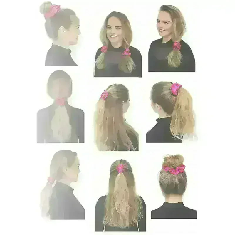 Gumička do vlasov biela/čierna/zelená