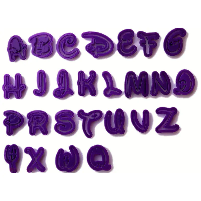 Disney - Vykrajovačky abeceda 26ks 