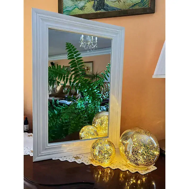 Zrkadlo dekoračné vintage 53x30cm