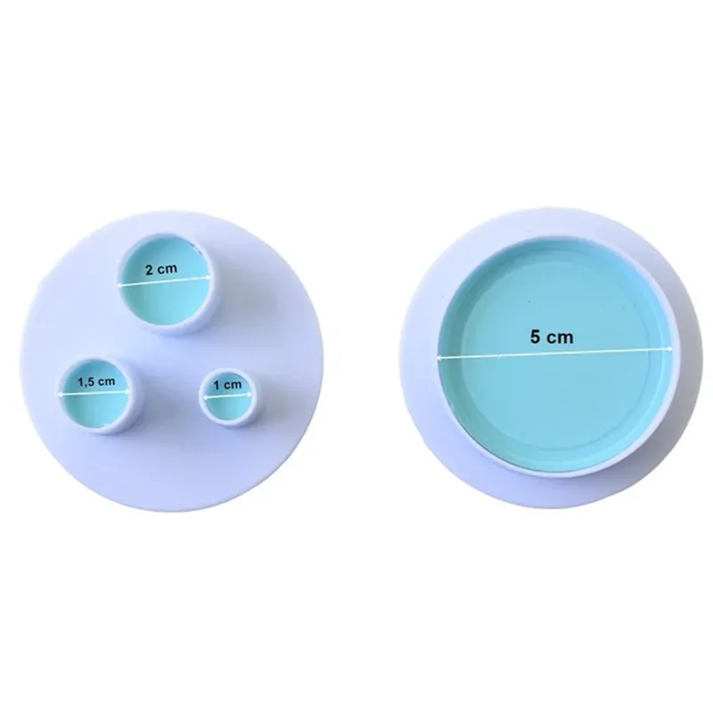 Kolieska - Dekoratívne formičky, vykrajovačky 10 - 50 mm