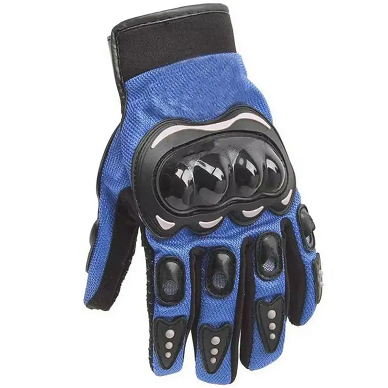 Rukavice na motocykel modré L