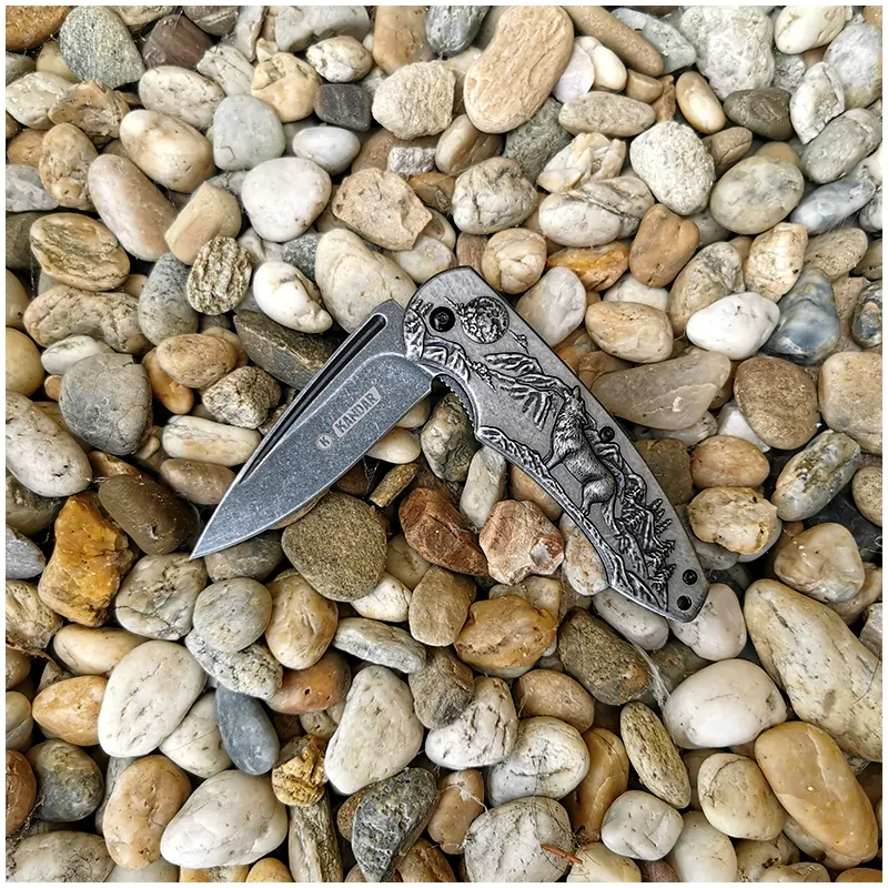 Nôž záchranársky Kandar Wolf 3D