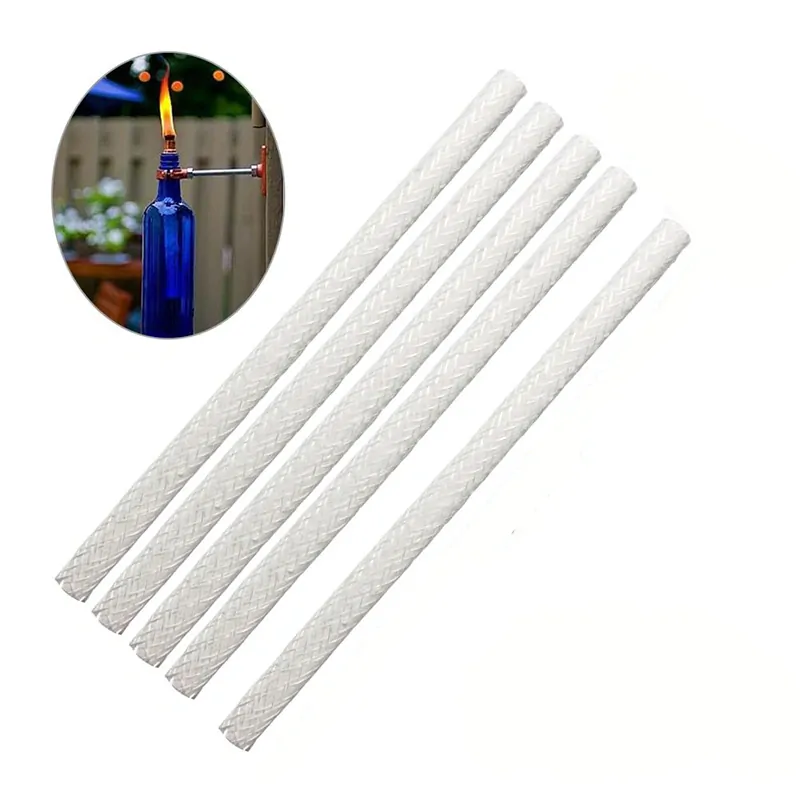 Sklolaminátový knôt do faklí, pochodní a petrolejových lámp 20 cm – priemer 10 mm